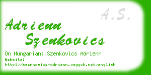 adrienn szenkovics business card